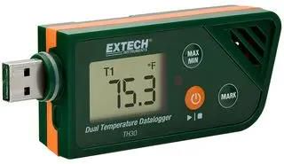 USB DUAL TEMP DATALOGGER, 48000 TH30