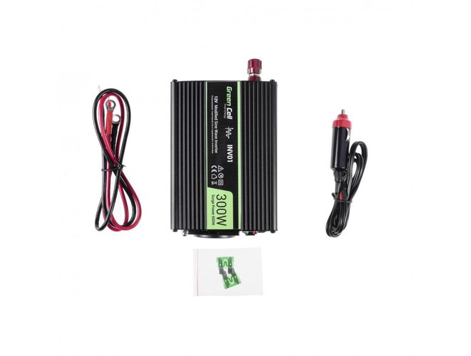 Green Cell Voltage Car Inverter 12V to 230V, 300W / 600W INV01DE