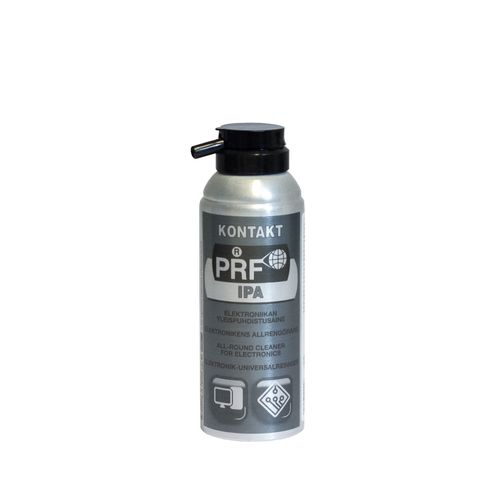 Pure isopropanol, which removes dirt, oil, grease and resin from printed circuits, magnet heads. PRF IPA 220 ml Taerosol PRF IPA/220