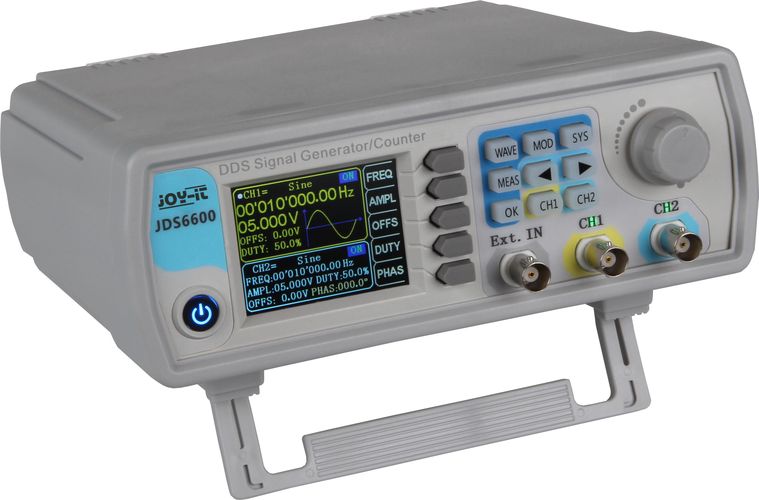 Joy-iT JDS6600 Signal generator and frequency counter JT-JDS6600 4250236817811