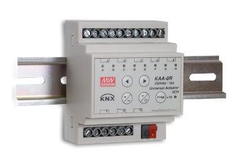 KNX 8 channel actuator 10A per channel KAA-8R-10