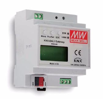 KNX/DALI Gateway, DIN rail, MEAN WELL KDA-64