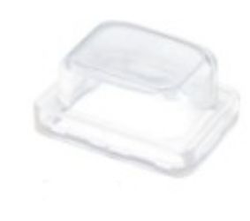 Switch cover, tansparent, for KE/BI... 22x28mm swiches KE/BI/HC