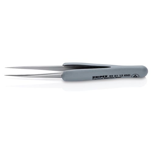 Precision Tweezer with rubber handles 92 21 12 ESD Knipex KNIP/922112ESD 4003773088622