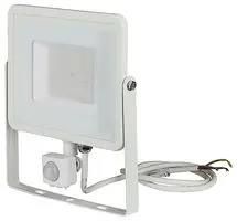 LED FLOODLIGHT PIR 50W 3000K WHITE VT-50-S 466
