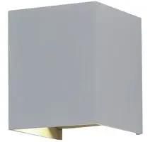 LED WALL LIGHT 6W 4000K GREY SQUARE VT-759 7089