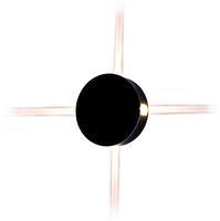 LED WALL LIGHT 4W 3000K BLACK ROUND VT-706 8215