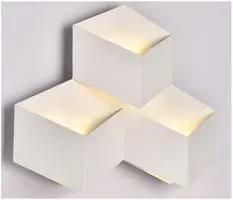 LED WALL LIGHT 9W 4000K IP20 WHITE VT-709 8222