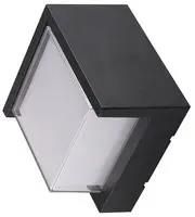 LED WALL LIGHT 12W 3000K BLACK SQ VT-827 8539