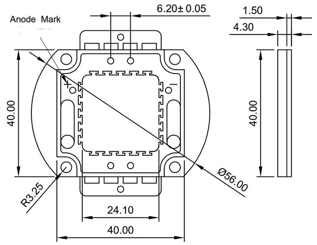 LED, power 30W; white; 2700lm; 120° LED-P30W