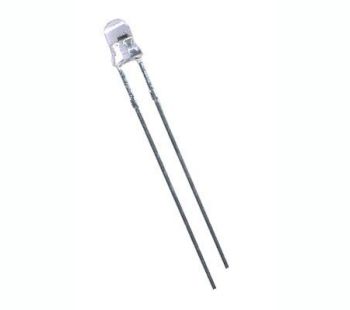 LED Ø3mm, 12V, white, transparent 30° LED12V/3W