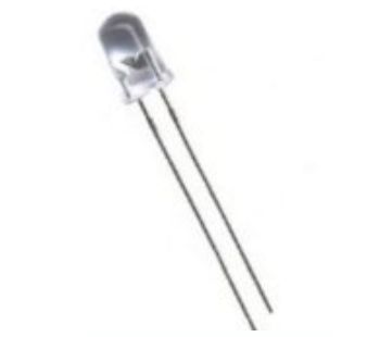 LED 5mm 12V white transparent LED12V/5W 5901436704997