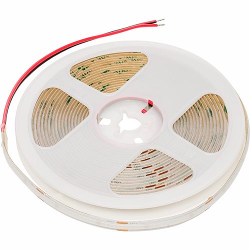 LED Strip, 24Vdc, 11W/m, COB 480LED/m, Blue, IP65 waterproof, 180° COB-B480-11-24WP