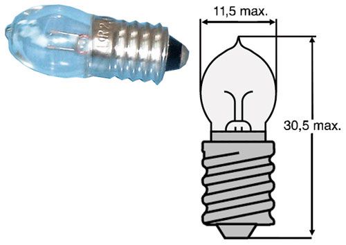 Lamp E10 4.8V 0.7A crypton LEM/KR4.8V0.7A