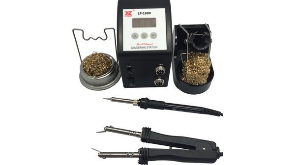 Soldering station 230V 80W with soldering tweezers, Xytronic LF-1680