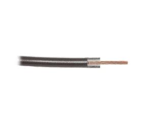 Cable PVC Lead 1.0mm² black LM1/BA