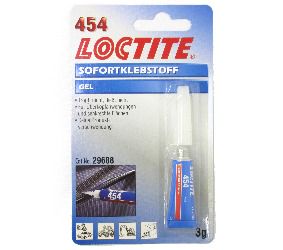 Cyanoacrylate adhesive, tube, colourless, gel,LOCTITE 454 LOCT-454