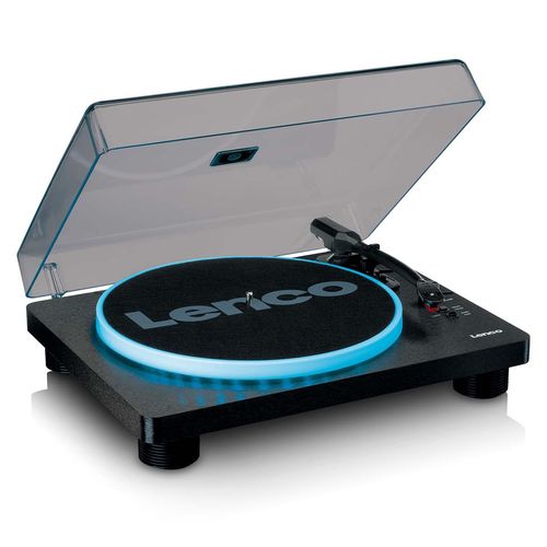 Record Player with PC encoding speakers and lights LS-50LEDBK 8711902066996