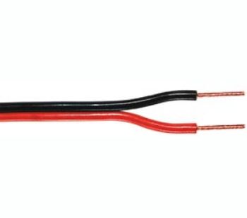 Loudspeaker cable 2x0.35mm², black/red L2/0.35JR 5901436734840