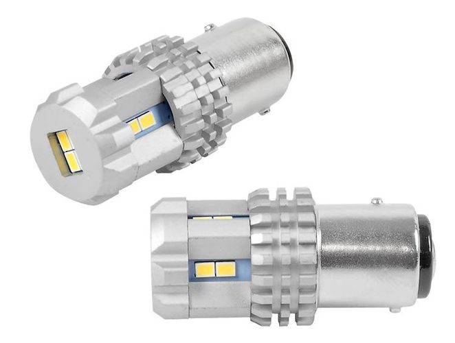 LED CANBUS UltraBright 12xSMD 3020, 1157 P21/5W, White, 12V/24V, 2pcs LX02450 5903293024508