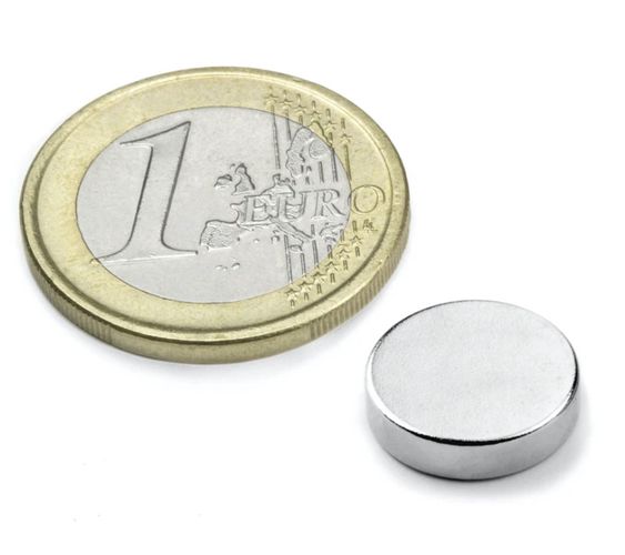 Disc Magnet Ø12x3mm NdFeB N45 MAG/12x3/NEO