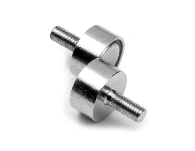 Pot Magnet with Threaded Stud M3 Ø10x5mm NdFeB N42 MAG/THREAD/10 7640155432580