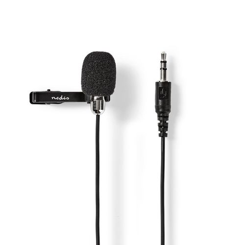 Clip-on Microphone with 3.5mm Connection 1.8m MICCJ105BK 5412810323708