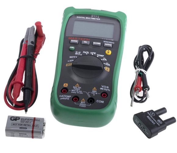 Mastech Original Digital Multimeter 4000 Counts Ncv Temperature Car Range MS8360G