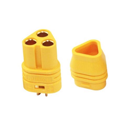 DC Plug; MT60-F; PIN:3; for cable; soldered; 60A; 500V MT60-F