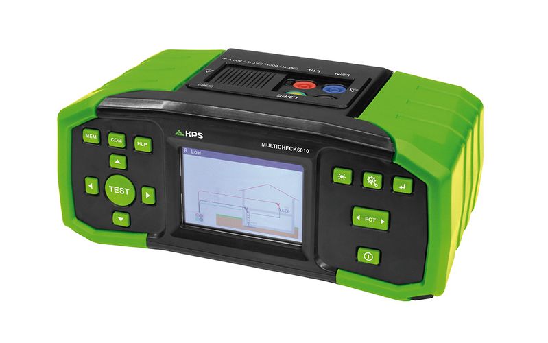 Multi-function tester, EN 61557, KPS MULTICHECK6010 8435394776361