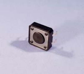 Microswitch; OFF-(ON) nonfixed; 4pins; 0.05A/24VDC SPST-NO; 12x12mm, THT M/B3F-4000