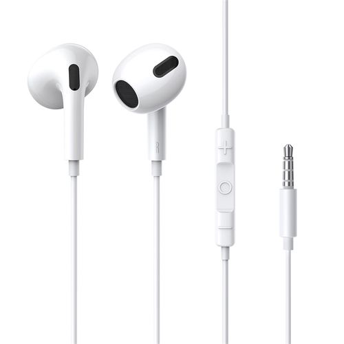 Earphones 3.5mm with Built-in Microphone & Controller, White NGCR020002 6932172607791