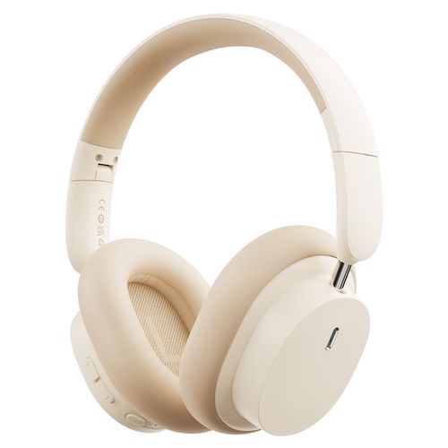 Wireless Bluetooth 5.3 Over-Ear Headphones Bowie D05, White NGTD020202 6932172626020