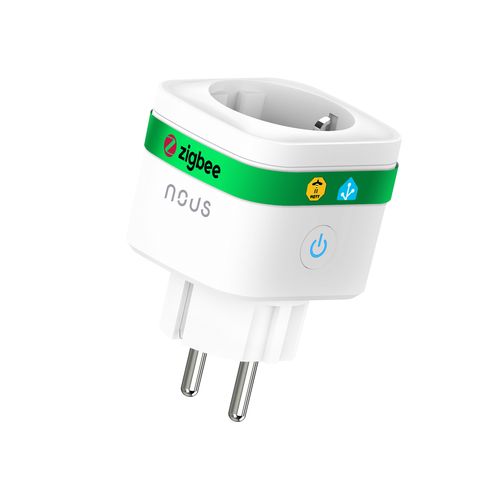 Smart ZigBee Socket NOUS A7Z, 16A with energy meter, TUYA MQTT NOUS-A7Z 5905072800891