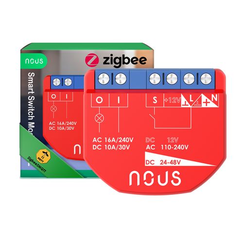 Nous B1Z ZigBee Smart Switch Module 1 channel, without Power Meter NOUS-B1Z 5905072800471