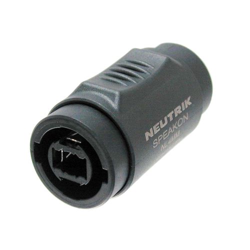 Lockable 4 pole speakON adapter NTR-NL4MMX 7613187005206