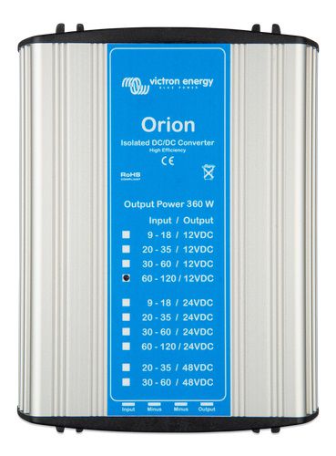 DC/DC Converters with galvanic isolation Orion 110/12-30A (360W) Isolated DC-DC converter ORI110123610 8719076022688