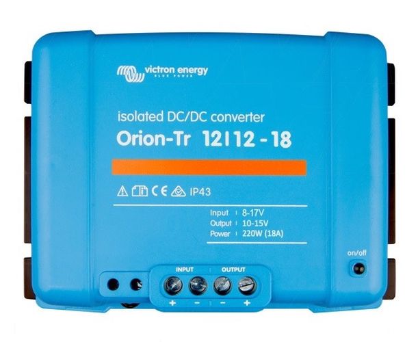 Orion-Tr 12/12-18A (220W) Isolated DC-DC converter ORI121222110