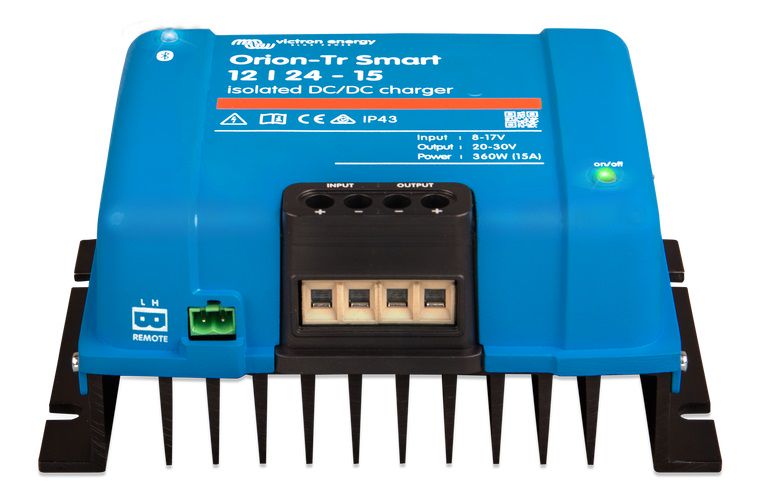 Orion-Tr Smart DC-DC charger with galvanic isolation Orion-Tr Smart 12/24-15A (360W) Isolated DC-DC charger ORI122436120 8719076047704