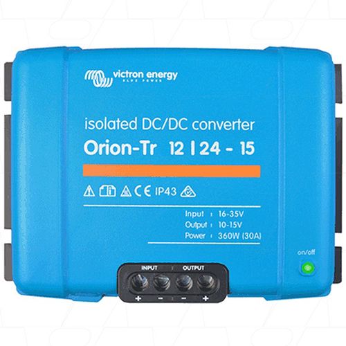 Orion-Tr DC-DC Converters with galvanic isolation Orion-Tr 12/24-15A (360W) Isolated DC-DC converter ORI122441110 8719076038832