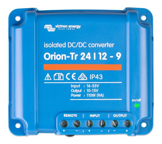 Orion-Tr DC-DC Converters with galvanic isolation Orion-Tr 24/12-9A (110W) Isolated DC-DC converter Retail ORI241210110R 8719076016885