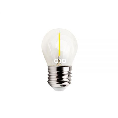 LED bulb E27 230V G45 1.3W, 55lm, FILAMENT, warm white 2700K, ORO ORO04149 5902533196548