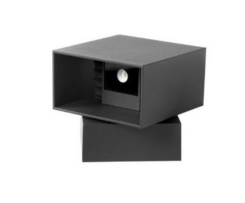 Outdoor wall mounted luminaire FALENA-1, 6W, 220lm, 4000K, IP54, dark grey, ORO ORO10042 5902533197187