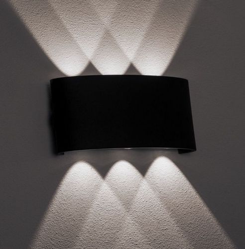 Outdoor wall mounted luminaire FALENA-4, 6W, 470lm, 4000K, IP54, dark grey, ORO ORO10045 5902533197217