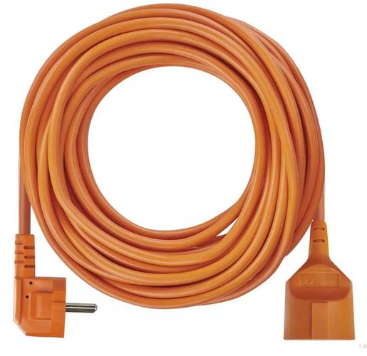 Extension cord 1 socket 20m, 3x1.5 mm² orange EMOS P01220R 8592920064535