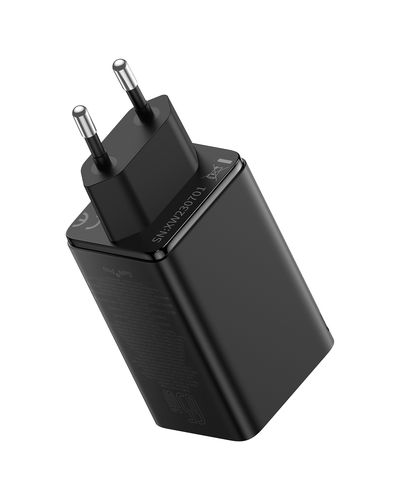 Wall Fast Charger GaN6 Pro 65W 2xUSB-A + 2xUSB-C QC PD with USB-C Cable 1m, Black P10162701113-00 6932172644444