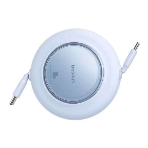Cable USB C - USB C 100W 2m retractable galaxy blue Free2Pull BASEUS P10364500313-00 6932172668570