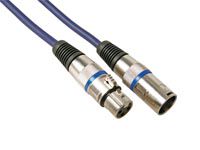 Professional DMX cable, XLR 3pin male to XLR 3pin female, 10.0m PAC104