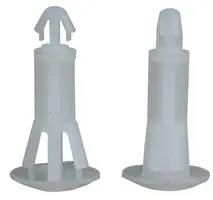 PCB SPACER SUPPORT, NYLON66, NATURAL D01461