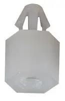 PCB SPACER SUPPORT, NYLON66, NATURAL D01464